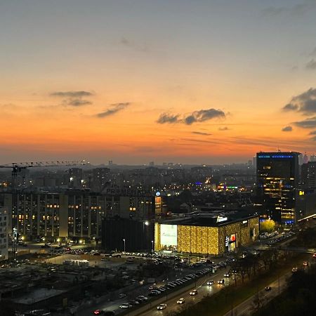 Apartament Skyscrapper Z Widokiem Na Panorame Warszawy Varşova Dış mekan fotoğraf
