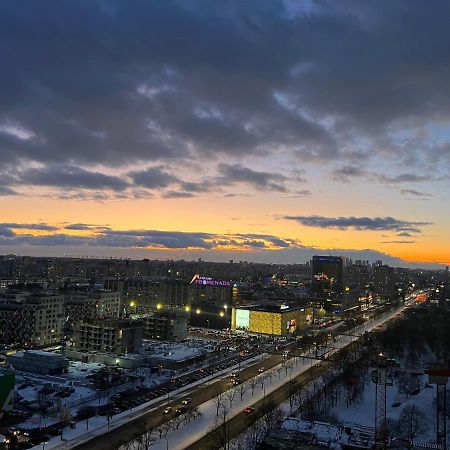 Apartament Skyscrapper Z Widokiem Na Panorame Warszawy Varşova Dış mekan fotoğraf