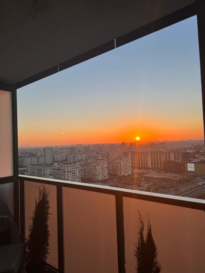 Apartament Skyscrapper Z Widokiem Na Panorame Warszawy Varşova Dış mekan fotoğraf